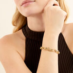 Bracelet Alixe Acier Jaune - Bracelets cha&icirc;nes Femme | Marc Orian