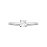 Bague Solitaire Flora Or Blanc Diamant - Solitaires Femme | Marc Orian