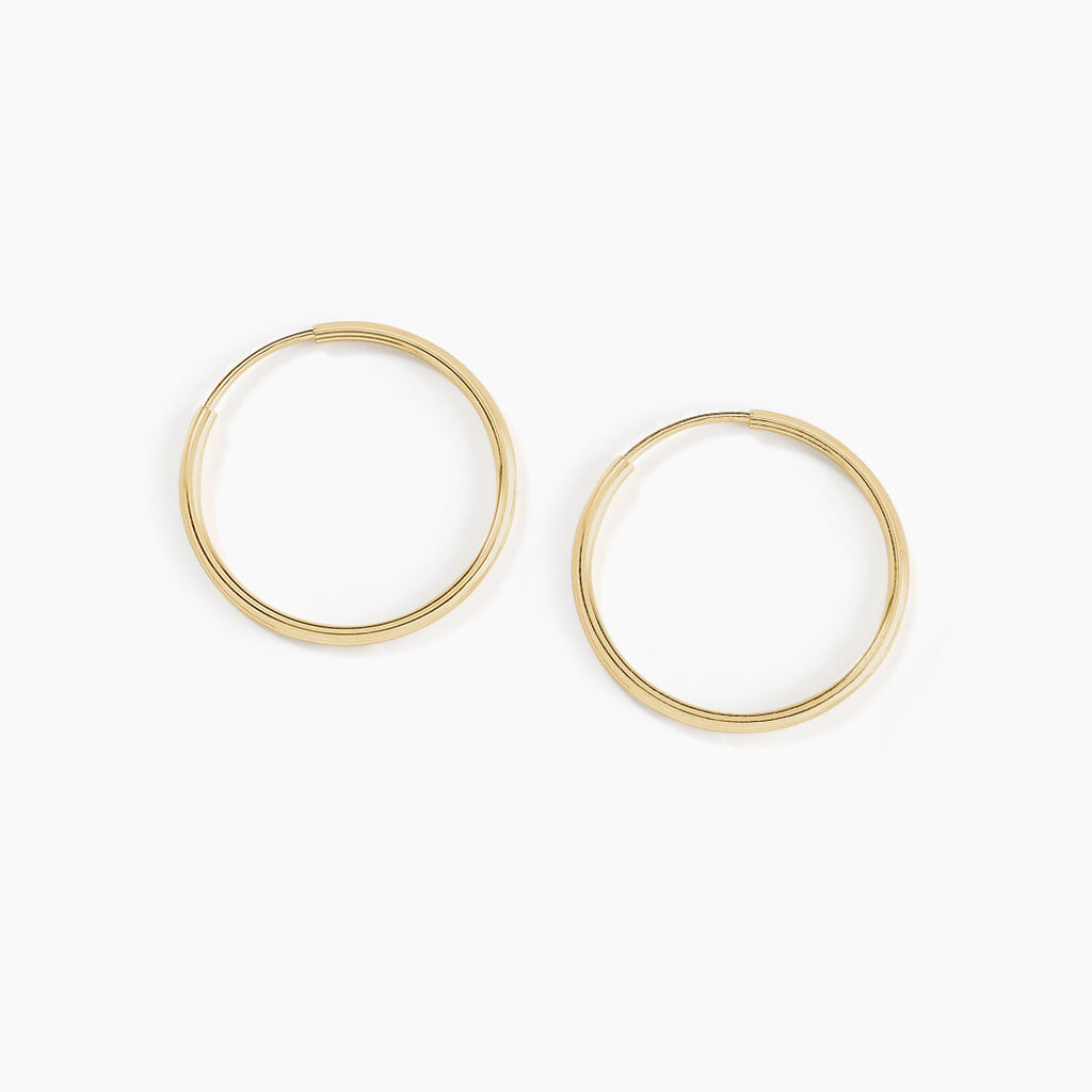 Créoles Dominae Or Jaune - Créoles Femme | Marc Orian