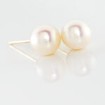 Boucles D'oreilles Puces Suki Or Jaune Perle De Culture - Boucles d'oreilles mariage Femme | Marc Orian