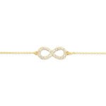 Bracelet Klothilda Or Jaune Oxyde De Zirconium - Bracelets cha&icirc;nes Femme | Marc Orian