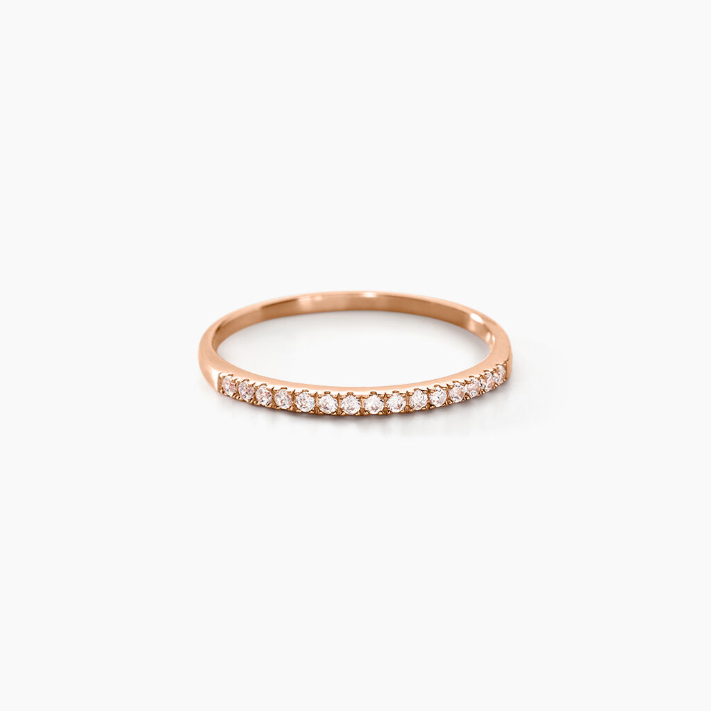 Alliance Klimka Or Rose Oxyde De Zirconium - Alliances Femme | Marc Orian