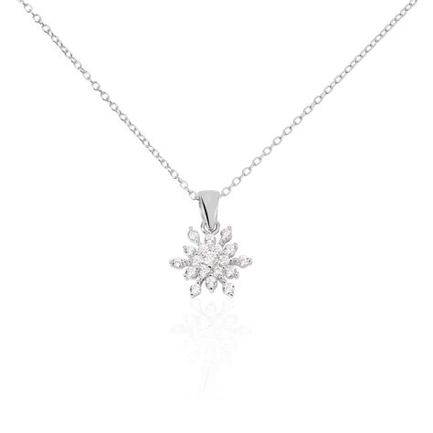 Collier Effie Argent Blanc Oxyde De Zirconium - Colliers Femme | Marc Orian