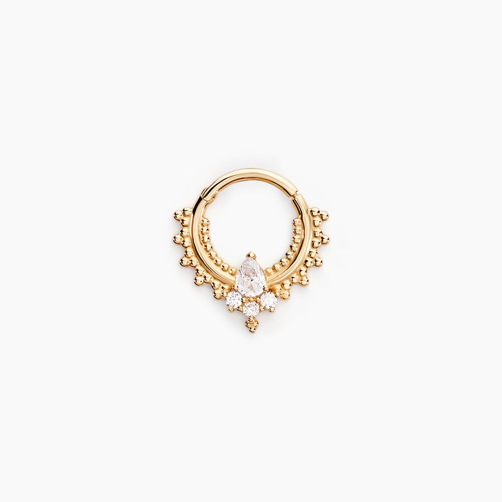 Piercing Ailbhe Or Jaune Oxyde De Zirconium - Piercings Femme | Marc Orian