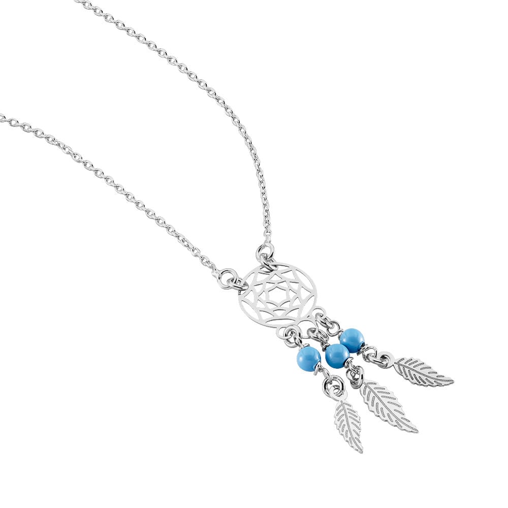 Collier Poehei Argent Blanc Cristaux De Swarovski - Colliers avec pierres Femme | Marc Orian