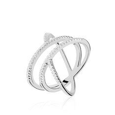 Bague Inaaya Argent Blanc Oxyde De Zirconium - Bagues Femme | Marc Orian