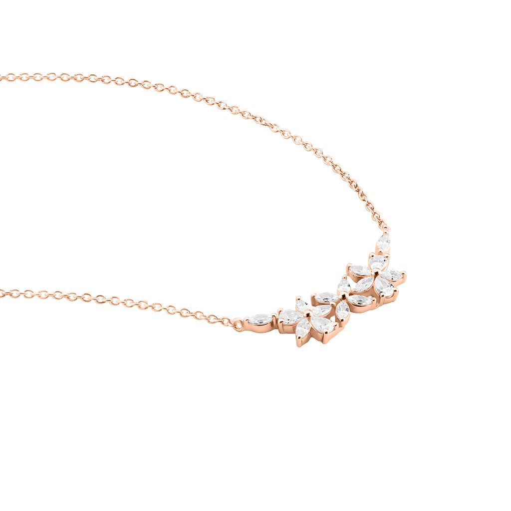 Collier Oralie Argent Rose Oxyde De Zirconium - Colliers Femme | Marc Orian