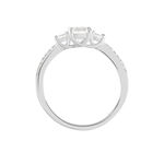 Bague Mallory Argent Blanc Oxyde De Zirconium - Bijoux fantaisie Femme | Marc Orian