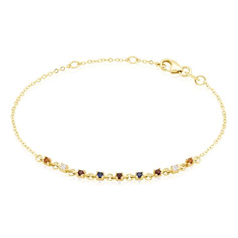Bracelet Céphée Plaqué Or Doré Oxyde De Zirconium - Bracelets chaînes Femme | Marc Orian