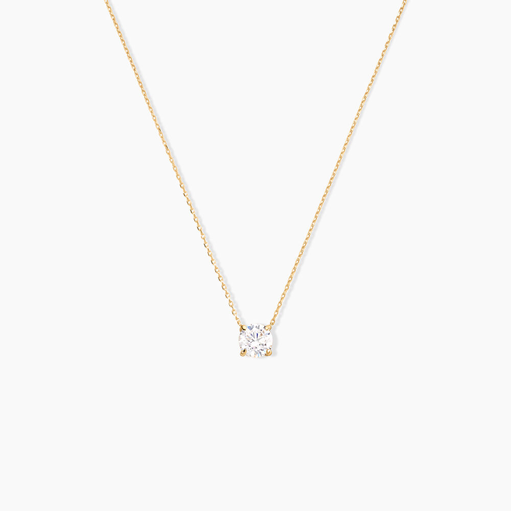 Collier Ponama Or Jaune Oxyde De Zirconium - Colliers avec pierres Femme | Marc Orian