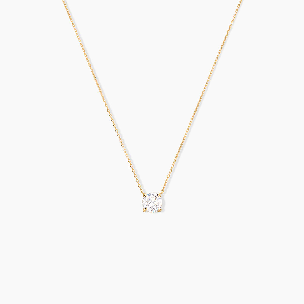 Collier Ponama Or Jaune Oxyde De Zirconium - Colliers avec pierres Femme | Marc Orian