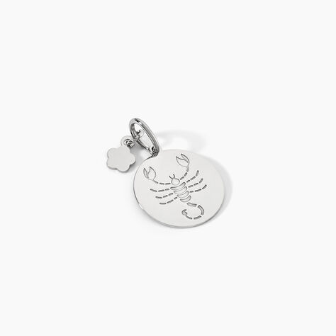 Pendentif Zodiaque Rond Argent Blanc - Bijoux personnalis&eacute;s Famille | Marc Orian