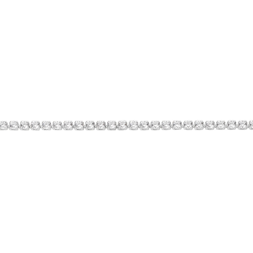 Bracelet Charline Or Blanc Oxyde De Zirconium - Bracelets chaînes Femme | Marc Orian