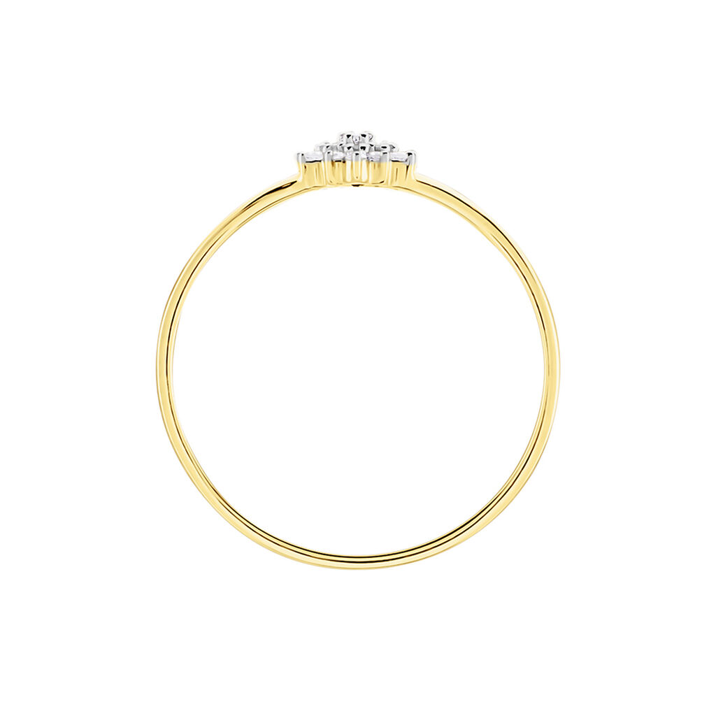 Bague Barbra Or Jaune Diamant - Bagues fiançailles Femme | Marc Orian