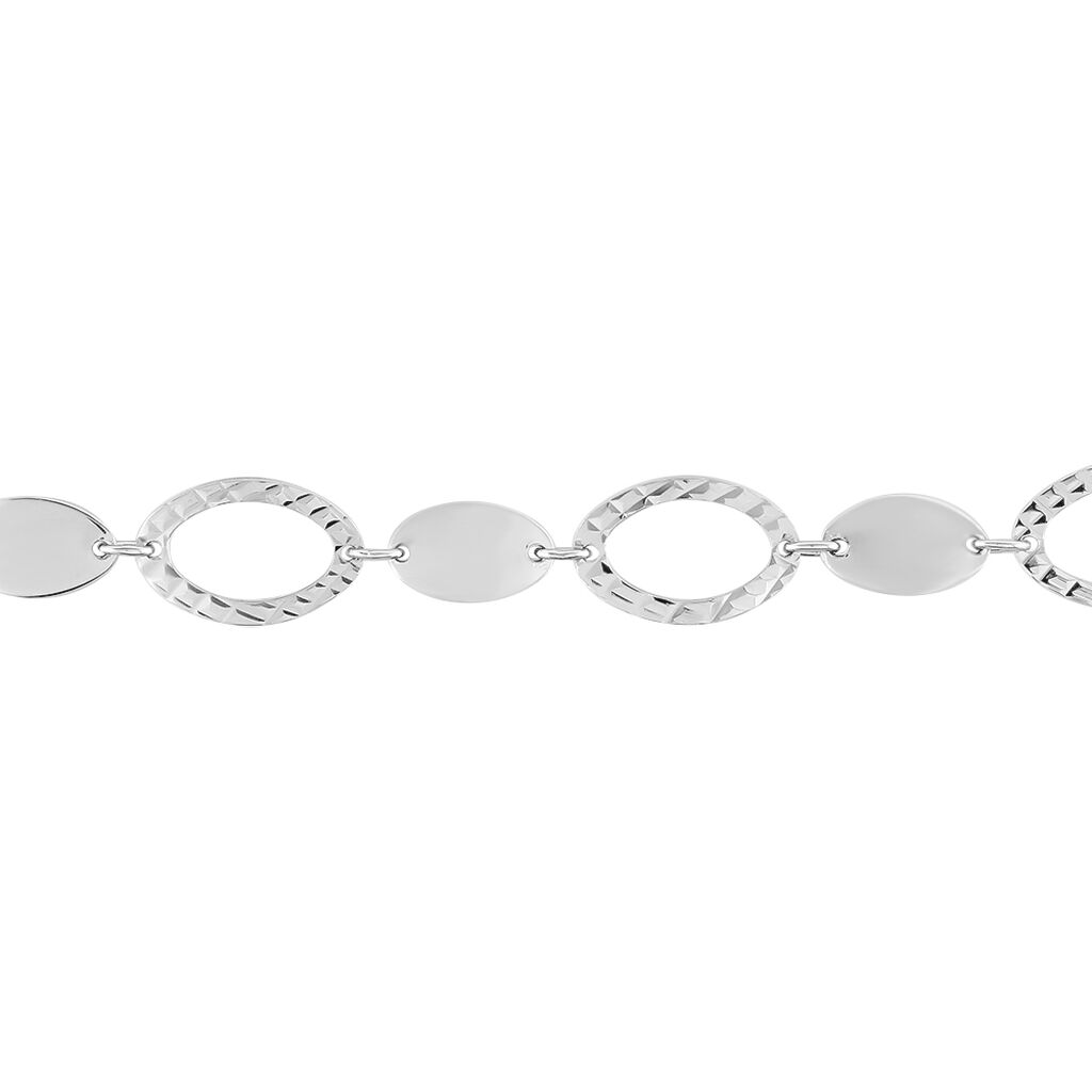 Bracelet Paulita Argent Blanc - Bracelets chaînes Femme | Marc Orian