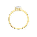 Bague Solitaire Or Jaune Idelle Oxyde De Zirconium - Solitaires Femme | Marc Orian