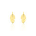 Boucles D'oreilles Puces Bartolomea Feuilles Or Jaune - Puces Femme | Marc Orian