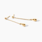 Boucles D'Oreilles Pendantes Maheva Plaqu&eacute; Or Jaune - Pendantes Femme | Marc Orian