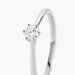 Bague Athena Platine Blanc Diamant - Solitaires Femme | Marc Orian