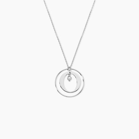 Collier Katy Argent Blanc - Colliers fantaisie Femme | Marc Orian