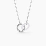 Collier Grizzel Argent Blanc Oxyde De Zirconium - Colliers avec pierres Femme | Marc Orian