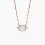 Collier Muse Argent Rose Nacre Oxyde De Zirconium - Colliers avec pierres Femme | Marc Orian