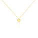 Collier Shaida Papillon Or Jaune