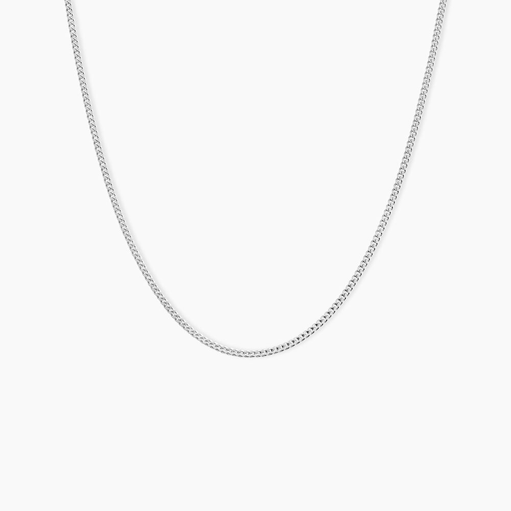 Cha&icirc;ne Clementine Argent Blanc - Colliers fantaisie Femme | Marc Orian