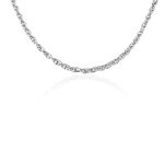 Collier Argent Damiano - Chaines Femme | Marc Orian