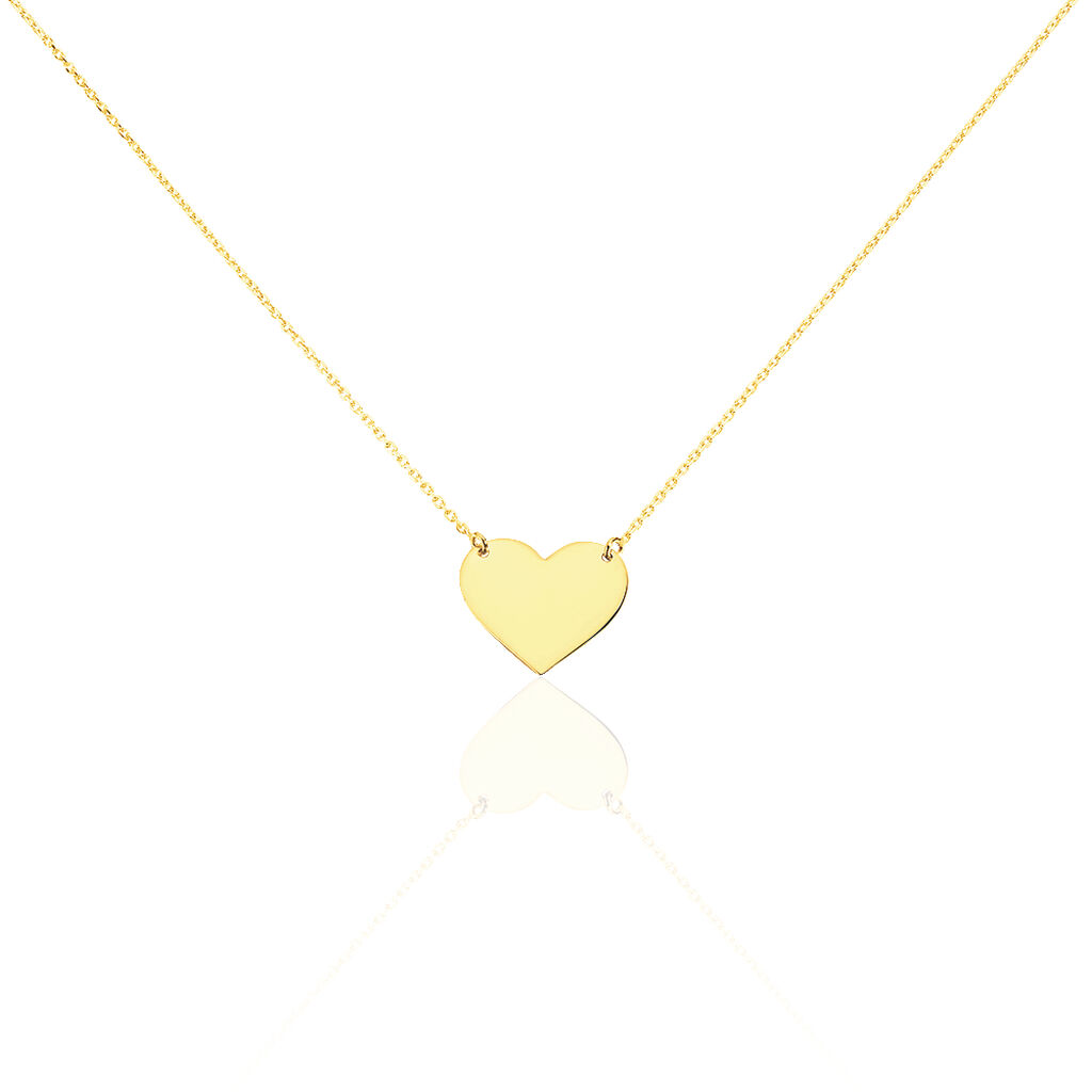 Collier Helenia Coeur Gravable Or Jaune - Colliers Enfant | Marc Orian