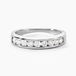 Alliance Giulia Or Blanc Diamant - Alliances personnalis&eacute;es Femme | Marc Orian