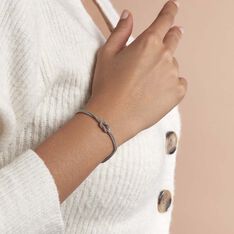 Bracelet Deauville Argent Blanc - Bracelets chaînes Femme | Marc Orian