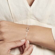 Bracelet Coline Argent Blanc - Bracelets chaînes Femme | Marc Orian