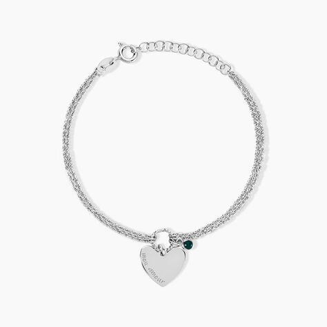 Bracelet Argent Pero Onyx - Bracelets chaînes Femme | Marc Orian
