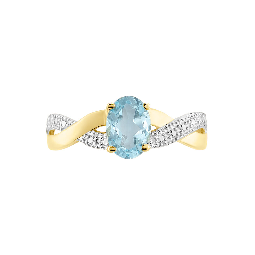 Bague Candice Or Jaune Topaze - Bagues pierres fines Femme | Marc Orian