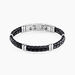 Bracelet Phebus Him Cuir De Vache Noir - Bracelets cuir Homme | Marc Orian