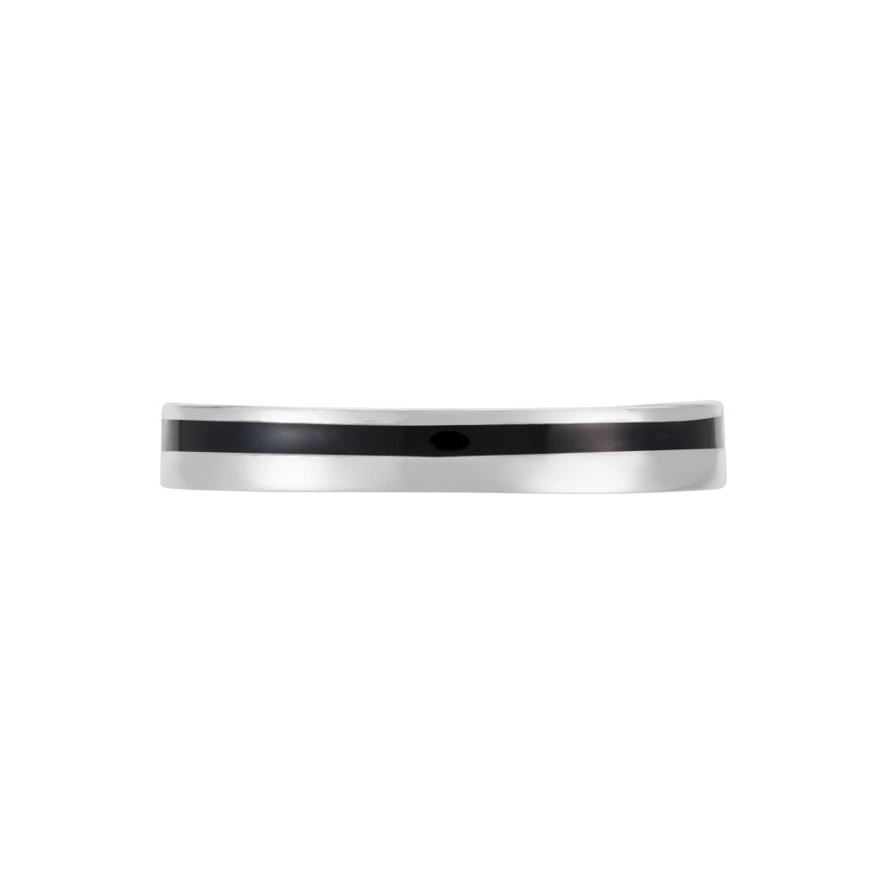 Alliance Dylis Argent Blanc - Alliances duo Homme | Marc Orian