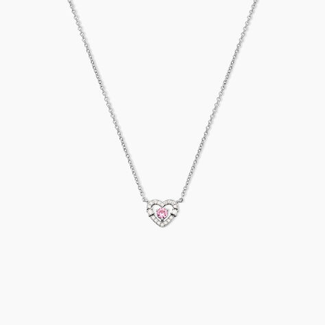 Collier Carren Argent Blanc Oxyde De Zirconium - Colliers solitaires Femme | Marc Orian