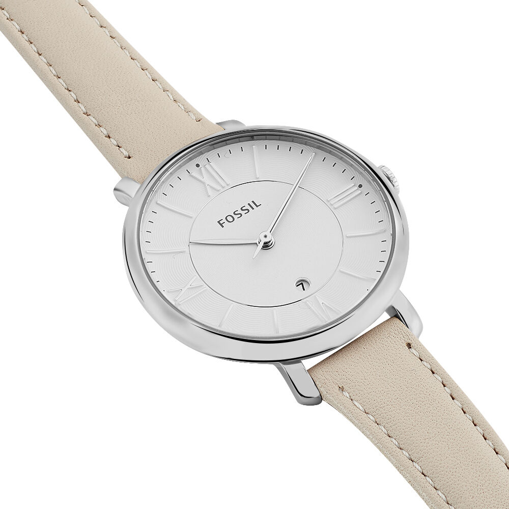 Montre Fossil Jacqueline Blanc - Montres classiques Femme | Marc Orian