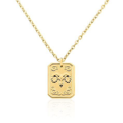 Collier Phebus Him Acier Jaune - Colliers fantaisie Homme | Marc Orian
