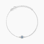 Bracelet Auxana Argent Blanc Oxyde De Zirconium - Bracelets fantaisie Femme | Marc Orian