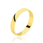 Alliance Isidorius Ruban Bombe Or Jaune - Alliances personnalis&eacute;es Famille | Marc Orian