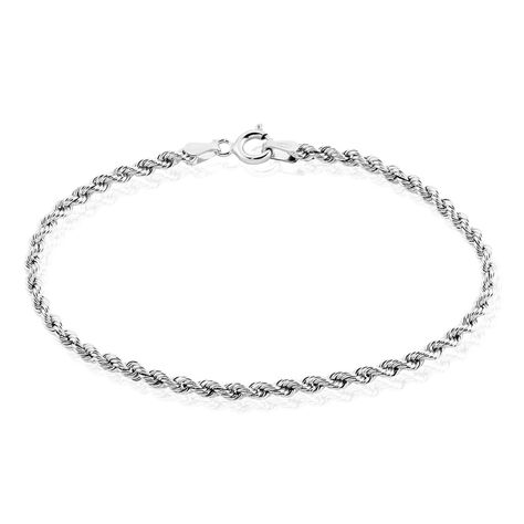 Bracelet Jerry Maille Corde Or Blanc - Bracelets mailles Femme | Marc Orian