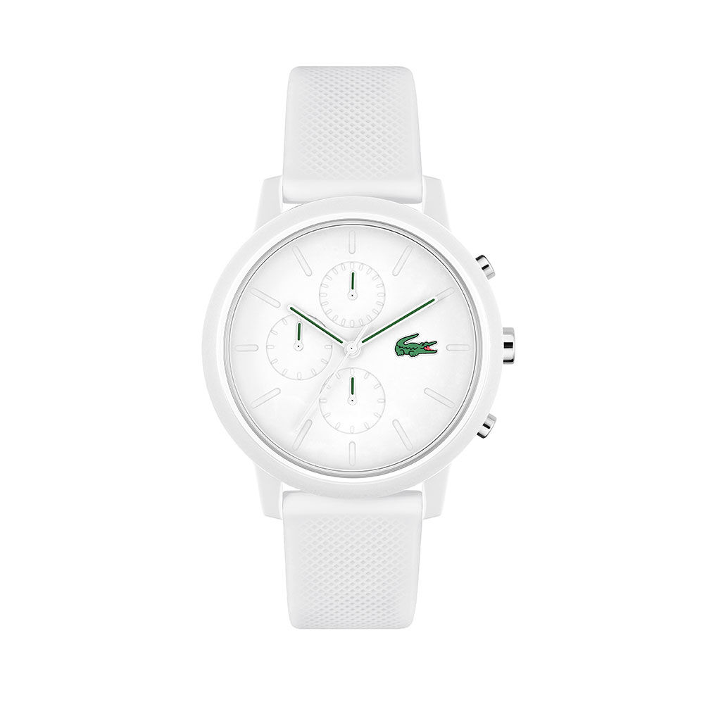 Montre Lacoste .12.12 Chrono Blanc - Montres &eacute;tanches Homme | Marc Orian