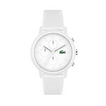 Montre Lacoste .12.12 Chrono Blanc - Montres &eacute;tanches Homme | Marc Orian