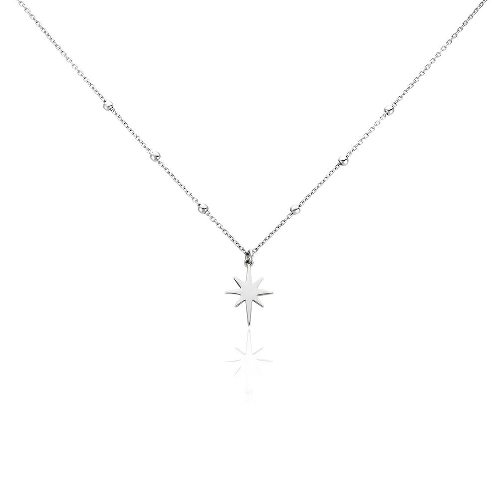 Collier Pearce Argent Blanc - Colliers Femme | Marc Orian