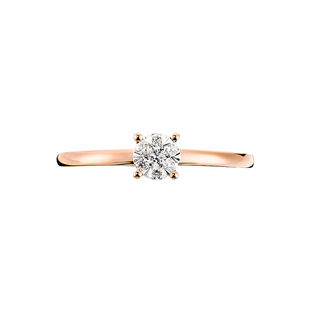 Bague Solitaire Dream Or Rose Diamant - Solitaires Femme | Marc Orian