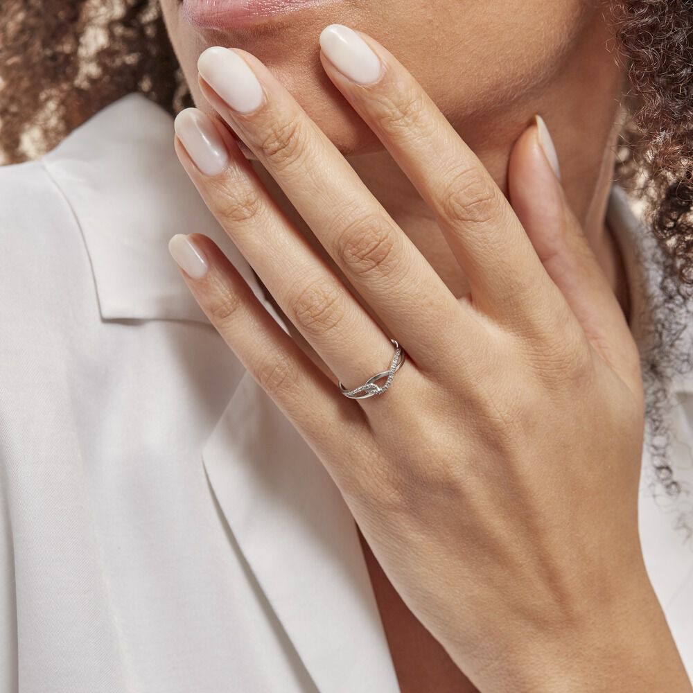 Bague Osanna Or Blanc Diamant - Bagues pierres précieuses Femme | Marc Orian