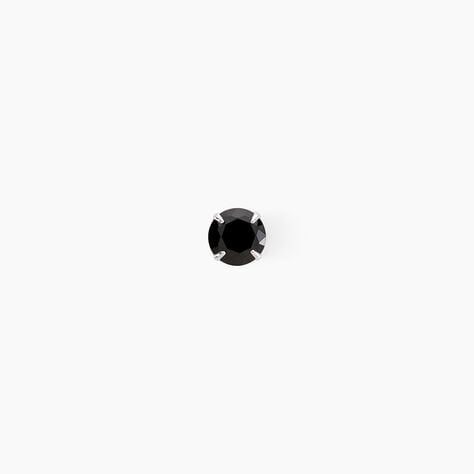 Boucle D'oreille Puce Unitaire Niels Argent Blanc Oxyde De Zirconium - Puces Homme | Marc Orian