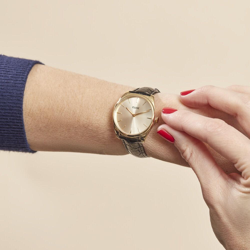 Montre Cluse Feroce Petite Doré - Montres étanches Femme | Marc Orian